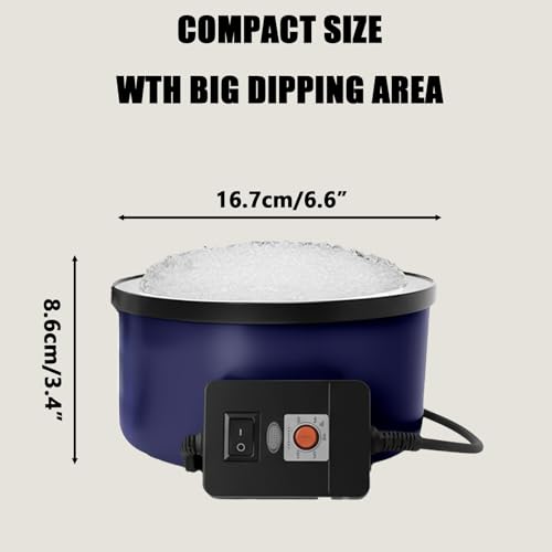 Image of Electric Glue Pot for Crafts with 1lb Pellets, 225-400F Adjustable Temperature, 160ml Hot Pot, 5-1 /4 inch Diameter, 1 inch Depth - Fits Sticks and Glue Pellets - Great for Crafts, DIY Projects Pellets