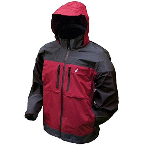 Frogg Toggs Toadz Anura Jacket, Crimson Brick/ Slate & Black, SM NT65120-11677SM