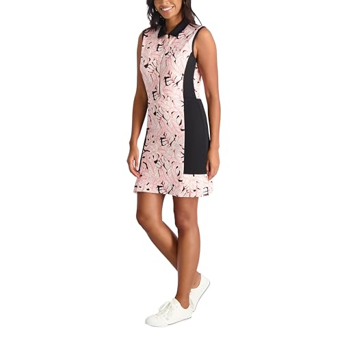 Image of Stella Parker Women's Color Blocked Side Pleat Dress