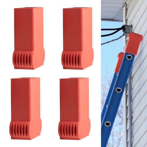 Hiyoo 4pcs NonSlip Extension Ladder Covers, Extension ProGuards