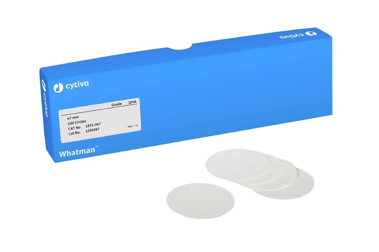 GE Bio-Sciences 1851-032 Microfiber Papers Filter, Circles, Air Sampling, Grade QM-A, 32 mm Diameter (Pack of 25)