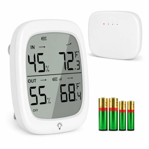 RUIKORING Wireless Indoor Outdoor Thermometer