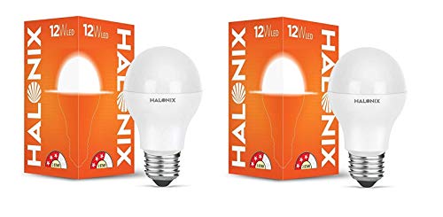 Image of Halonix Astron Plus Base E27 12-Watt LED Bulb (Pack of 2, Warm White)