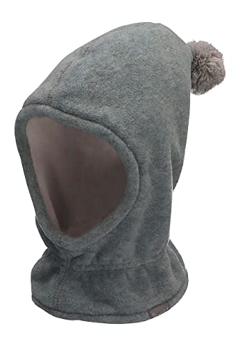 Sterntaler Jungen Schalmütze Mütze, Silber Meliert, 49