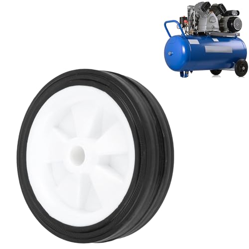 5 Inch 13 Holes Caster Wheels, ABS Heavy Duty Industrial Casters No Noise Wheel for Air Compressors