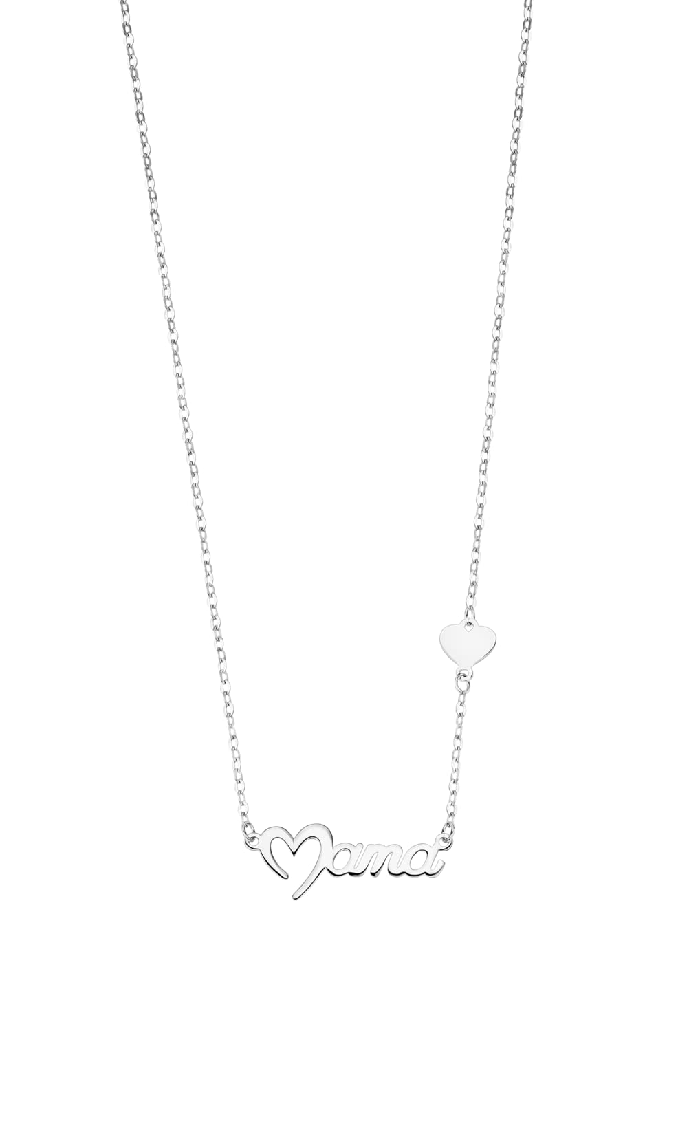 LOTUS SILVER Collana Donna Argento 925 | Ciondolo Mamma, Finit. Raffinata LP3405-1/1, Collane, Regalo Compleanno, Anniversario, San Valentino, Festa Mamma e Altro