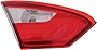 Evan-Fischer Tail Light Assembly Compatible with 2012-2014 Ford Focus Inner Sedan - CAPA Driver Side