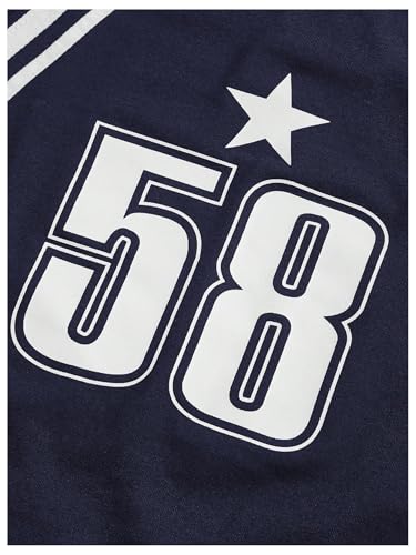 SOLY HUX Girl's Number Graphic Jersey Crop Top Short Sleeve T-Shirts Tight Fitted Graphic Tees3