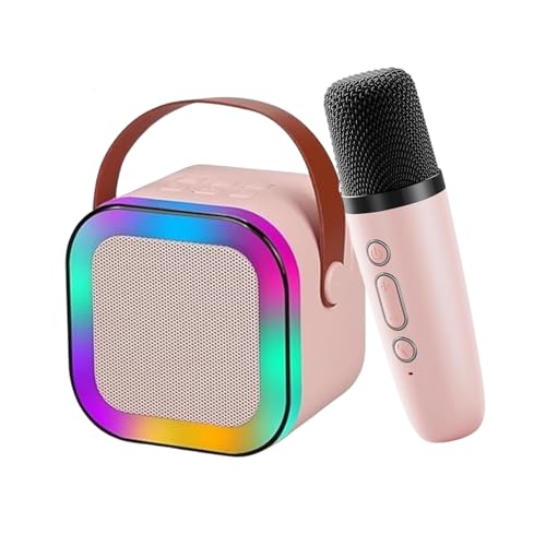 Image of CYNE Karaoke Mic with Speaker for Kids | Bluetooth Speaker with Mic | Wireless Party Speaker with Lights | Mini Sound System | Mic with Bluetooth Speaker for Singing & Fun | Portable Karaoke Set