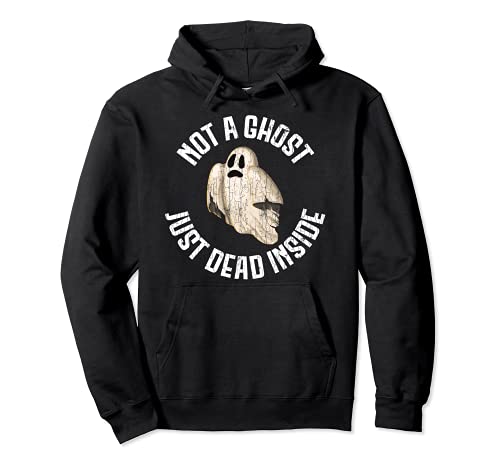 Inscription « Not A Ghost Just Dead Inside » Sweat à Capuche