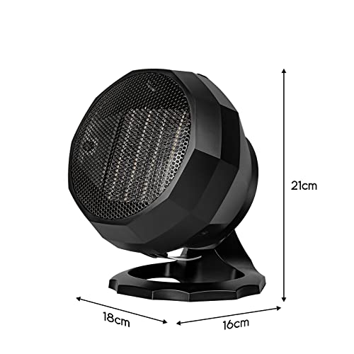 Verwarmingsventilator, 1800 W, PTC, ventilatorkachel, keramiek, elektrisch, intelligente thermostaat, drie warmtestanden, ventilatorkachel voor badkamer - Afbeelding 8