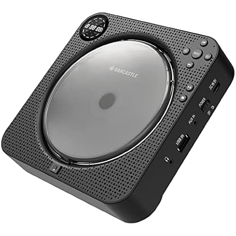 Reproductor de CD portátil Oakcastle CD150 con Bluetooth y altavoces estéreo duales Cover