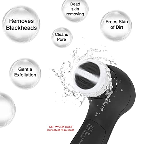 Clsevxy CLS-8783-1 Facial Cleansing Brush Face Scrubber: Clsevxy Electric Face Spin Cleanser Brushes thumb #5