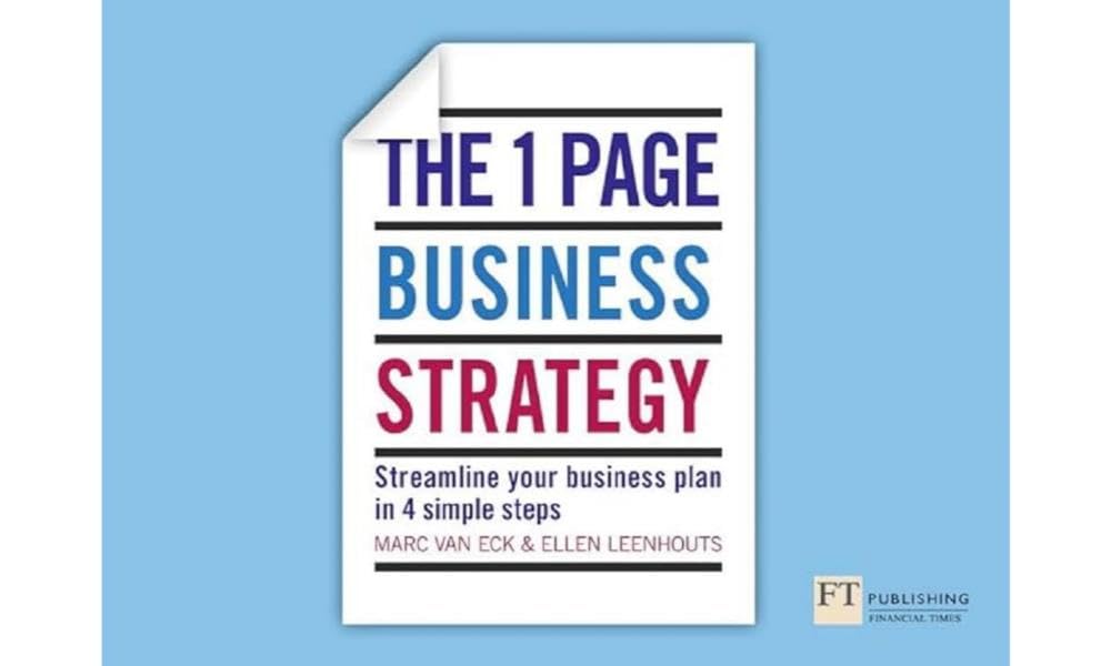 One Page Business Strategy, The by Marc Van Eck, Ellen Leenhouts - 9781292009629