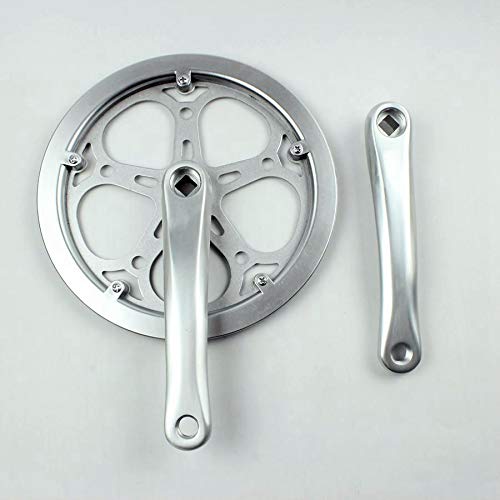 Rueda de cadena de bicicleta plegable, 52T, 170MM, manivela, juego de platos y b