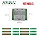 HIWIN Linear Guide MGW15C MGW15 MGW15CZ0CM MGW15CZ0HM GK Block Linear Carriage/Slider/Rail Bearings Motion Control for CNC Machine Parts 3D Printer Automation Industry Semi-Conductor