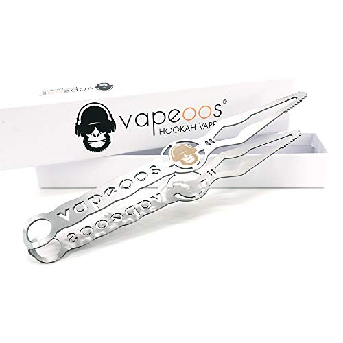 Vapeoos - Kohlezange - Shisha Zubehör - Sword - Länge ca. 24cm - Edelstahl - Hochwertig verpackt – Bild 3