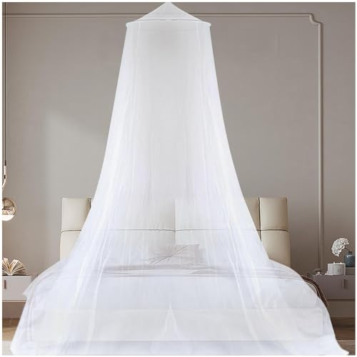 SFSSHUI Mosquitero para Camas,Universal Mosquitera para Cama con Diseño de Cúpula, Mosquitera Cama Matrimonio,para Camas Infantiles Mosquitera Cama Grande Protección Antimosquitos Dosel para Cama