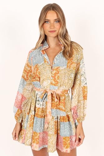 Petal & Pup Women's Silante Long Sleeve Mini Dress4