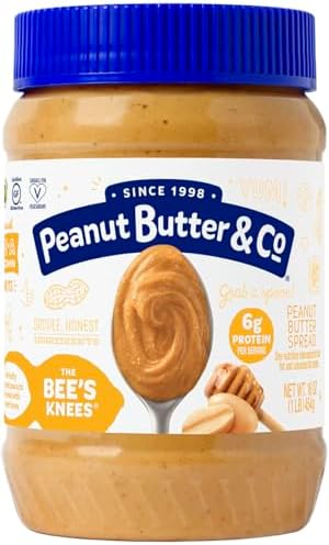 Peanut Butter & Co. The Bees Knees (Honey) Peanut Butter, Gluten Free, 16 Ounce