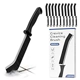 10 Stück Fugenbürste Bad Reinigungsbürste, Putzbürste, Hartborsten Eckenreinigungsbürste Perfekt für Bad, Küche, Toilette, Waschbecken und Fußboden