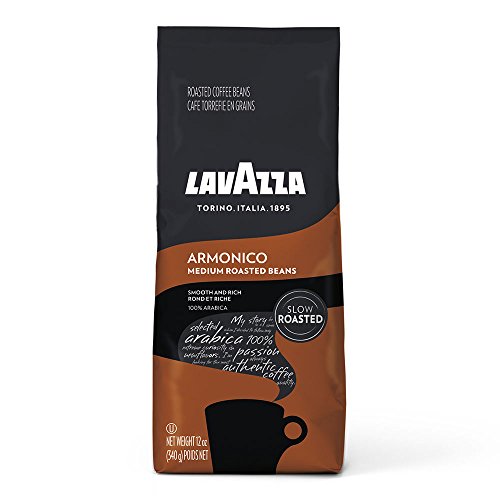 Lavazza Sinfonico Whole Bean Coffee Blend, Dark Roast, Dark Roast, 12