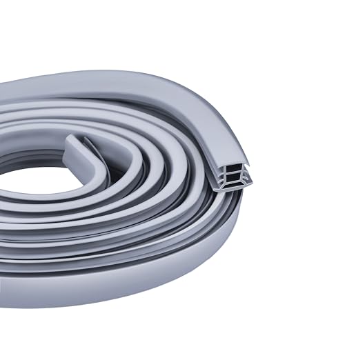 Flexible EPDM Rubber Strip (25 ft Long and 1-1/2 inch Wide, Suitable for 1-1/4“ to 1-1/2”) for...