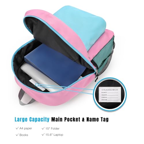 Image of STEAMEDBUN Backpack for Girls 5-9,Kids Backpack for Elementary School Bag