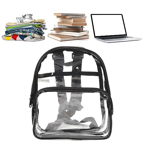 Leapiture Mini Clear Backpack Transparent Mini Backpack Beach Picnic Backpack for Summer Festival Sport Event Concerts