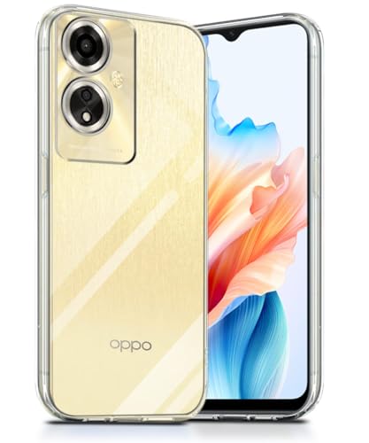 Image of WOW IMAGINE Crystal Clear Transparent Back Case Cover for Oppo A59 5G | Full Device & Camera Protection Shockproof TPU | Flexible Silicone Back Cover Case - Transparent