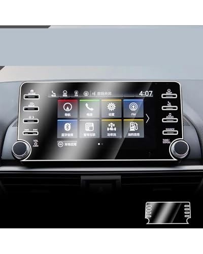 Film de protection Honda Accord en verre trempé anti-rayures pour navigation GPS