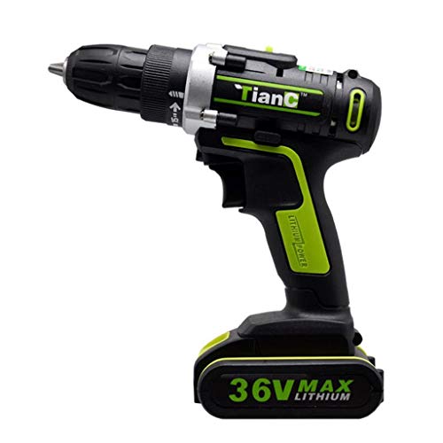 QHYXT Tragbare elektrische Bohrmaschine für zu Hause, Bohrmaschine, Akku-Bohrmaschine, Schlagbohrmaschine…