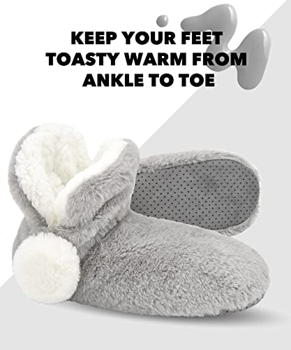 Image of Panda Bros Women's Bootie Slipper Socks, Non-Slip Gripper House Socks