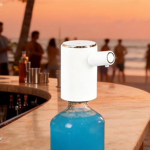 Aireador de vino eléctrico recargable para decantar al instante sin manchas ni goteos 4