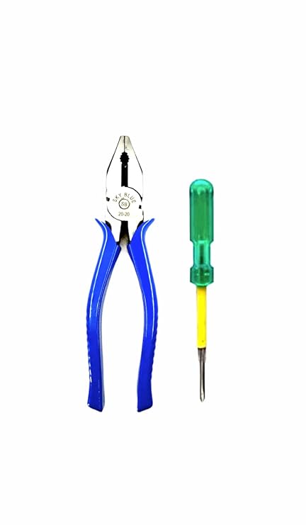 Sky Blue Enterprises Multipurpose Professional Home & Office Used Hand Tools Kit Plier Combo Set (2 Piece) ATC-012