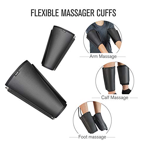 Image of AGARO SMART Air Compression Leg Massager, Foot and Calf Massager Machine with Handheld Controller for Blood Circulation and muscle relaxation. inch