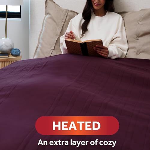 Sunbeam 13137 Royal Ultra Fleece Heated Electric Blanket Full Size thumb #1