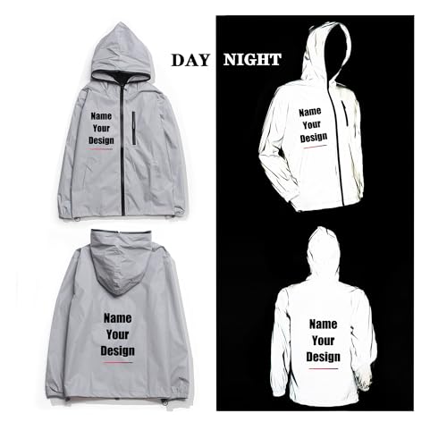 Chaqueta reflectiva impermeable para hombre y mujer miniatura 2