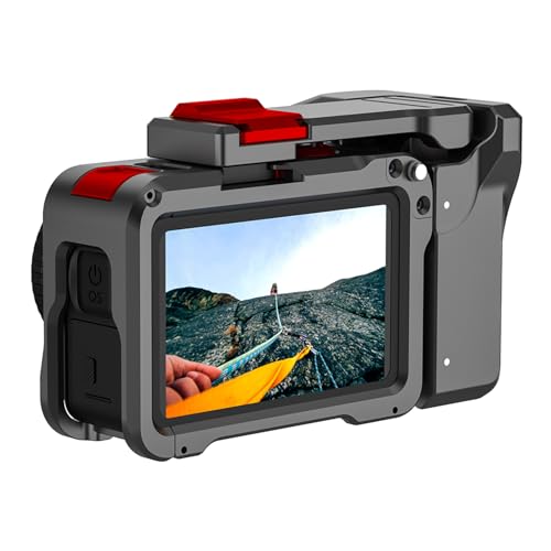 Kit de agarre Xplorer para dji Osmo Action 6 con soporte de expansión y jaula contra golpes 6