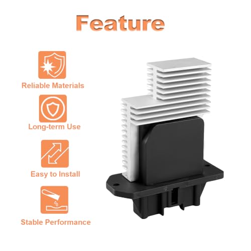 Image of WMPHE A /C AC Blower Motor Resistor Replacement for 8716532010 87165-32010 499300-2090 Compatible with Toyota 4Runner Sienna Sequoia Avensis Solara Previa Lexus ES300 GS300 Vauxhall Astra Mk