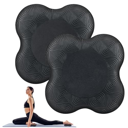 Yoga Kniekissen 2 Stück, Knieschützer Rutschfeste Kniepolster Set Matten, Verschleißfest...