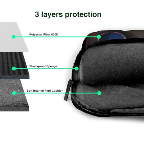 Bolso de hombro para laptop KHiry 15.6 pulgadas negro miniatura 5