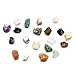 Felenny 20 Piezas de Especímenes de Minerales Colección de Rocas Y Minerales Geología Educación Cristales Especímenes de Minerales Naturales Adecuados para Coleccionistas de Rocas