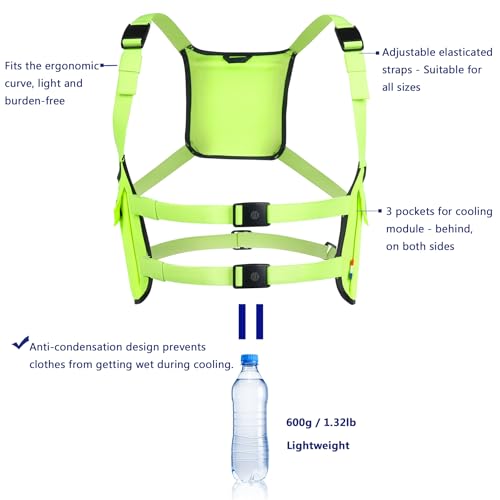 Cooling Vest for Men: Made from Aviation-Grade Temperature - Controlled Material Summer Essentials Suitable for Garden, Outdoor, Travel, Sports，Fishing2