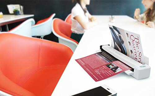 ScanSnap iX100 Blanc - Scanner Portable de Documents - Scanner Rechargeable, A4, sans Fil avec WiFi et USB – Image 6