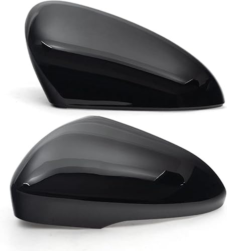 G-PLUS Tapa para espejo retrovisor compatible con Ford Fusion 2013-2019, lado del conductor y del pasajero, 2 piezas, color negro