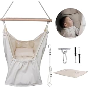 Hängewiege für EIN Baby | Federwiege für EIN Baby | Wiege | Hammock | Federwippe | Baby Federwiege | Hängematte | ECO | Made in EU