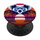 Photo Gallery koala tramonto stile retrò safari vintage 70s popsockets popgrip intercambiabile Photo Gallery koala tramonto stile retrò safari vintage 70s popsockets popgrip intercambiabile