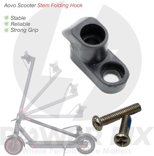 YAMTECH Aovo Pro Electric Scooter Folding Hook Stem Hook Fit for V2 Hook For Stem For Electric Scooters, Black, Standard - Image 3
