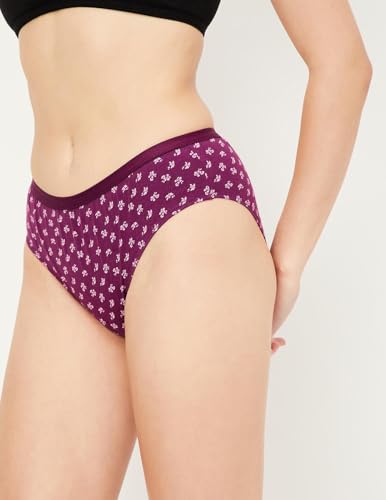 Image of Max Women Cotton Printed Elasticated Bikini Panty - Pack of 3